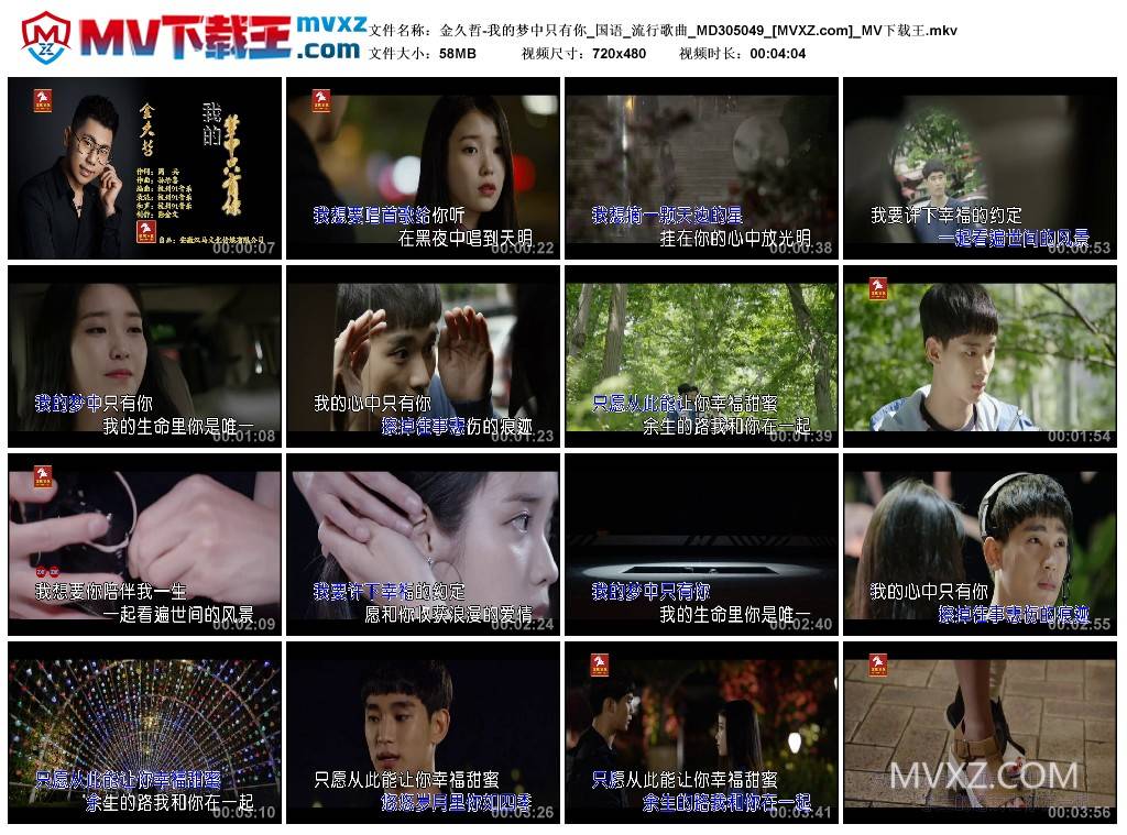 金久哲-我的梦中只有你_国语_流行歌曲_MD305049